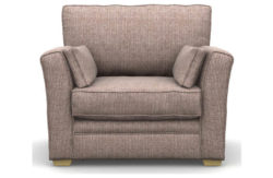 Heart of House Malton Fabric Cuddle Chair - Oyster